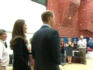 Wills and Kate visit fire-ravaged town