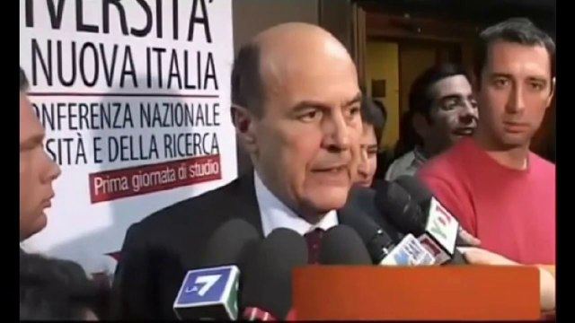 Bersani - Università, la riforma non è stata ispirata dalla meritocrazia