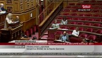 SEANCE,Projet de loi de financement rectificative de la sécurité sociale pour 2011