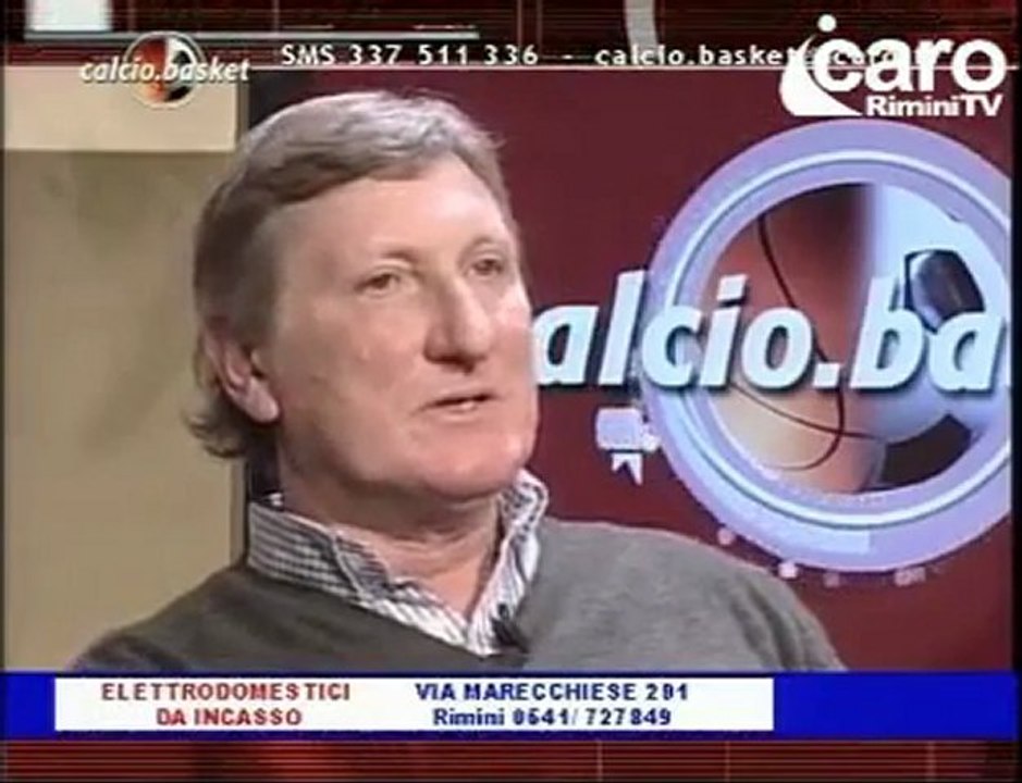 Icaro Rimini Tv. Il tecnico del Rimini Melotti a Calcio.Basket