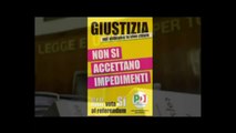 Bersani - SI al referendum sul legittimo impedimento