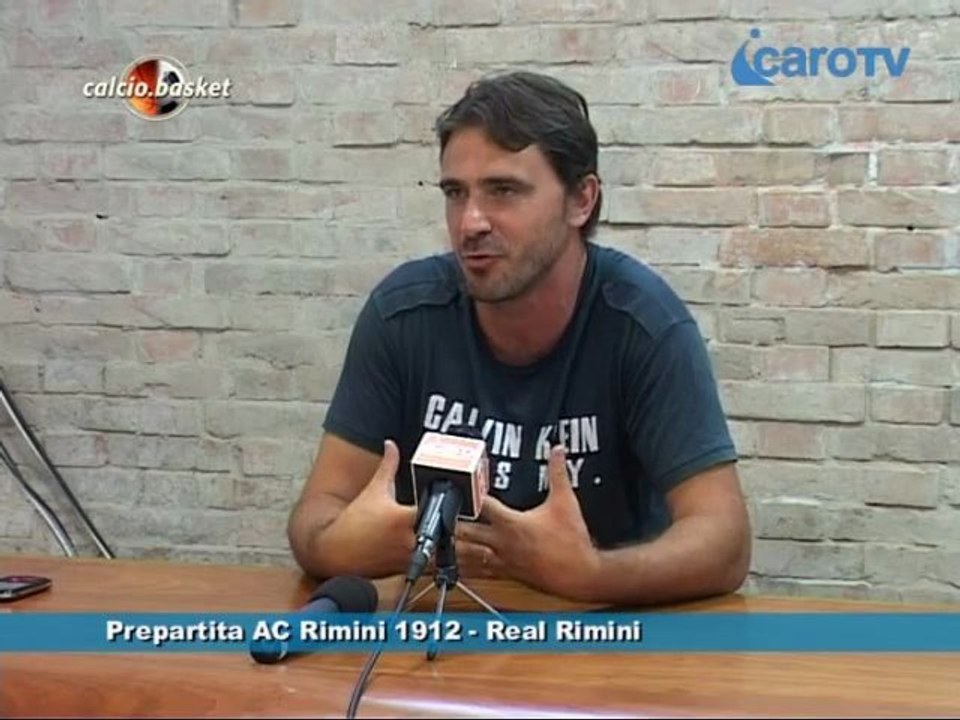 Icaro TV. Verso AC Rimini 1912-Real Rimini, il pregara di Luca D'Angelo