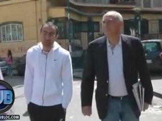 Mario Morcone vota alle comunali di Napoli 2011