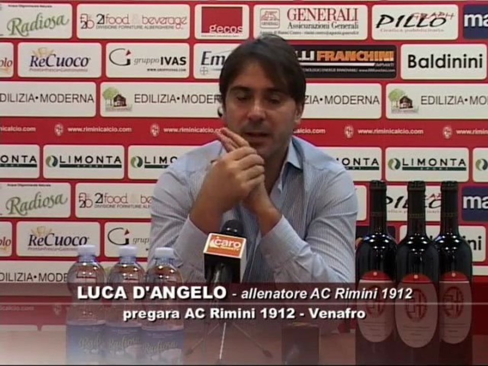 Icaro TV. Verso AC Rimini-Venafro, il pregara di D'Angelo