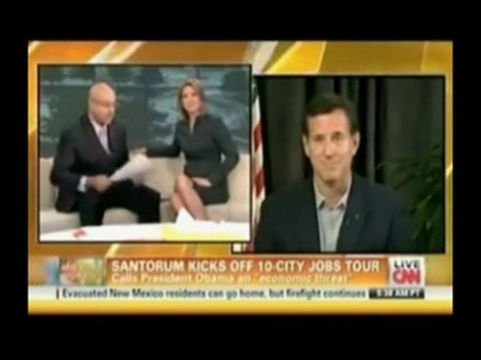 2012 - Rick Santorum Embarrasses Himself On CNN - The Young Turks