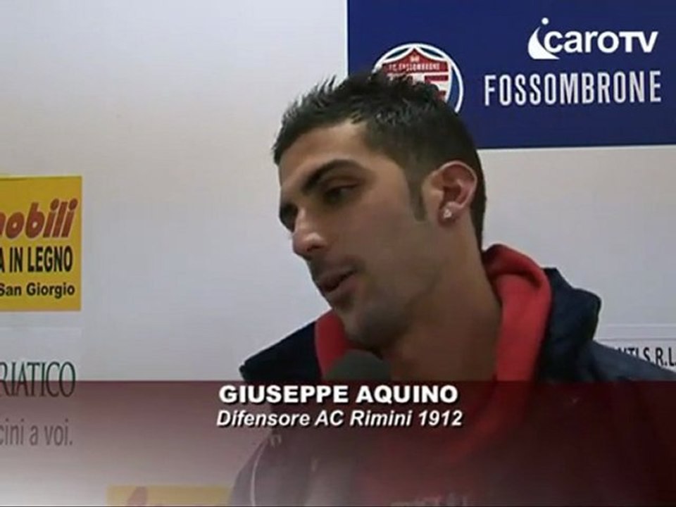 Icaro TV. Fossombrone-AC Rimini 0-2, il dopogara dei giocatori