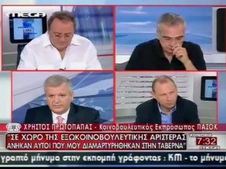 Έντονος διάλογοςΠρωτόπαπα με αγανακτισμένους σε ταβέρνα στα Μελίσσια