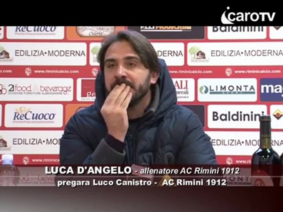 Icaro TV. Verso Luco Canistro-AC Rimini, il pregara di D'Angelo