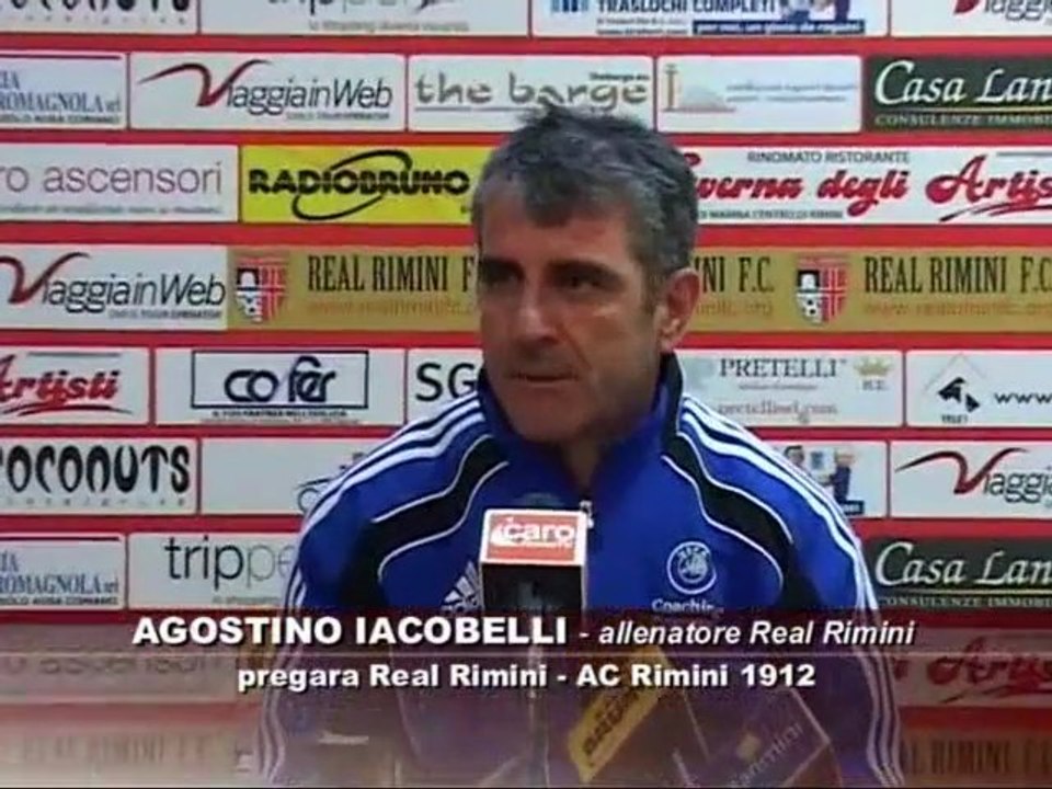 Icaro TV. Verso Real Rimini-AC Rimini, il pregara di Iacobelli