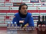 Icaro TV. Verso Real Rimini-AC Rimini, il pregara di D'Angelo