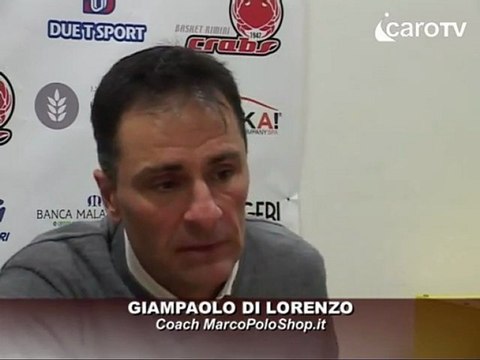 Icaro TV. Immobiliare Spiga-MarcoPoloShop.it 100-91, il dopogara di Di Lorenzo