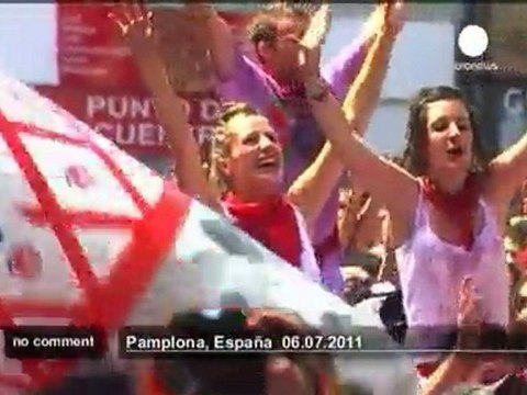 Espagne: début du festival de Pampelune - no comment