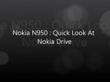 Nokia N950 - N9 - Quick Look At Nokia Drive‬‏