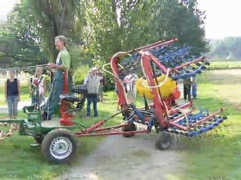 Hersage avec un porte-outils hippomobile Hisko à Detmold en 2007 (2)
