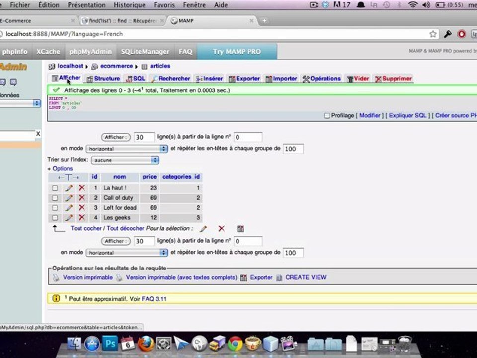 CakePHP -  Créer un Ecommerce avec CakePHP - Mise en place des Models,Controllers & Vues