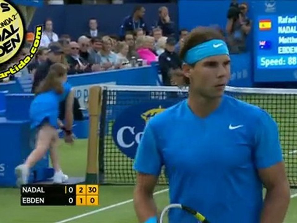 [HD] Rafael Nadal vs Matthew Ebden R2 QUEENS 2011 [Hot Shots by Courtyman]