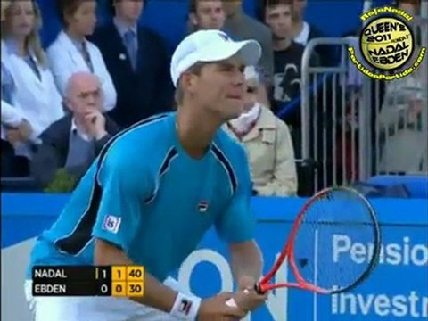 Rafael Nadal vs Matthew Ebden R2 QUEENS 2011 [Long Highlights by Courtyman]