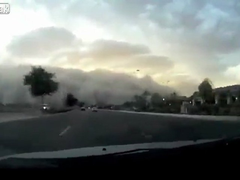 Das Einfahren in Arizona Sandstorm Wand