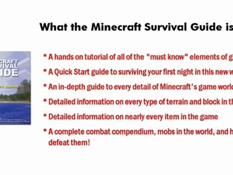 Minecraft Survival Tutorial/Guide