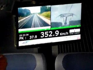 TGV Rhin-Rhône : pointe à 354 km/h !