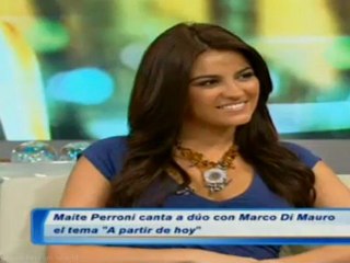 Maite habla de Triunfo del Amor y sus proyectos (DA)