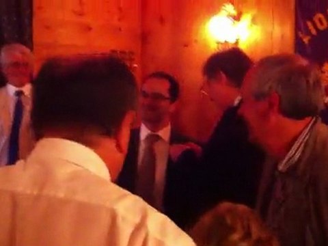 Lions Mont-Blanc Passation des pouvoirs de Président de Club entre Jean-Jacques Combe et Maurice Arrius . 29 Juin 2011-2