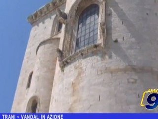 Trani   Vandali in azione