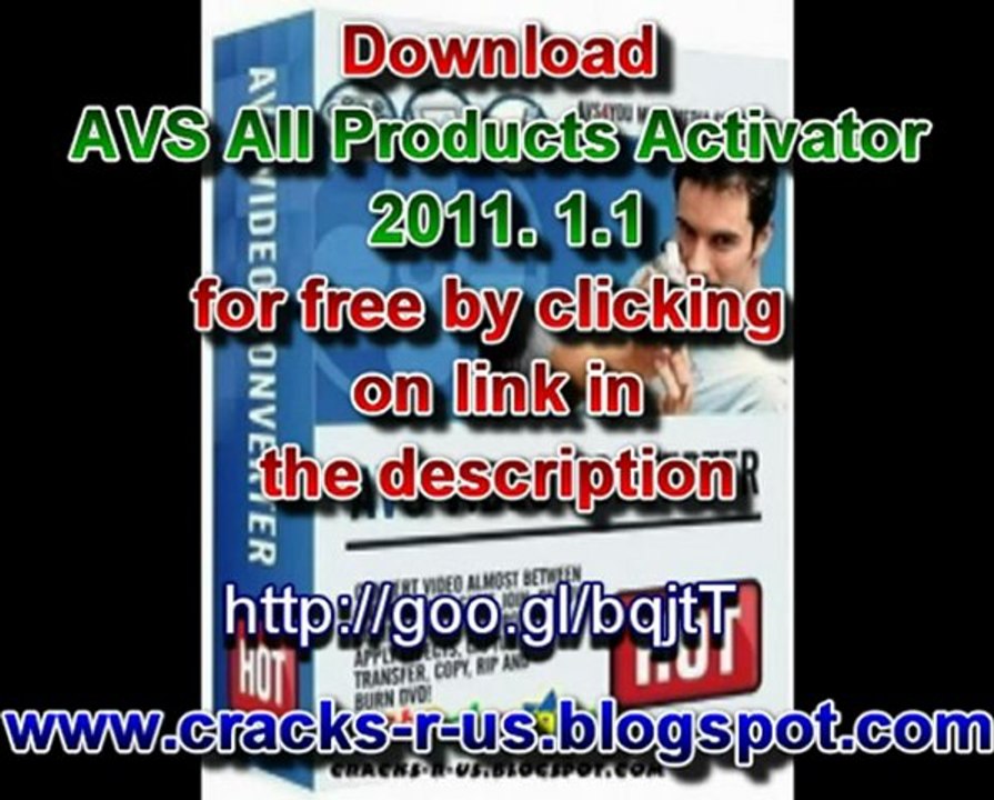 AVS All Products Activator 2011. 1.1 Crack free download