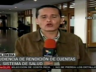 Audiencia de rendición de cuentas de Salud en Colombia