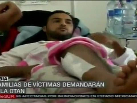 Libia: Víctimas de bombardeos demandarán a la OTAN