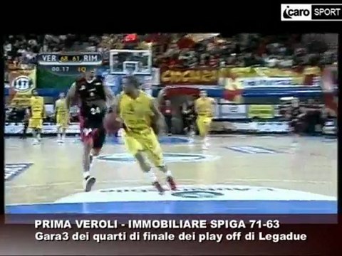 Icaro Sport. Prima Veroli-Immobiliare Spiga 71-63, il servizio e il dopogara