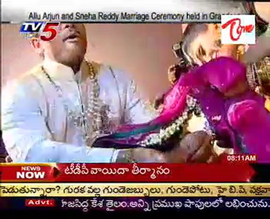 Allu Arjun Marriage Held In Hitex