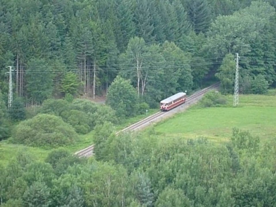 Felsenland-Express Einfahrt Dahn