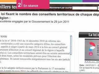 Sénat.Hebdo, le magazine vidéo du Sénat (08/07/2011)