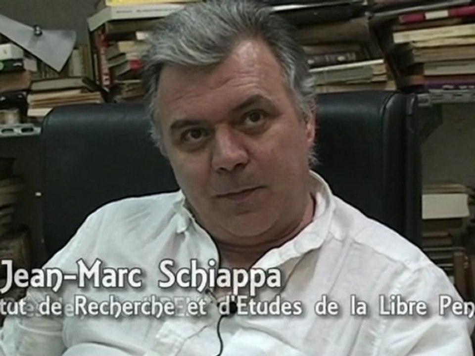 REGARD 102. Emission LA  REPUBLIQUE, entretien avec Jean Marc Schiappa de l'Institut de Recherches et d'Etudes de La Libre Pensée. RLHD.TV