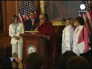 El Dalai Lama, invitado de honor en el Capitolio