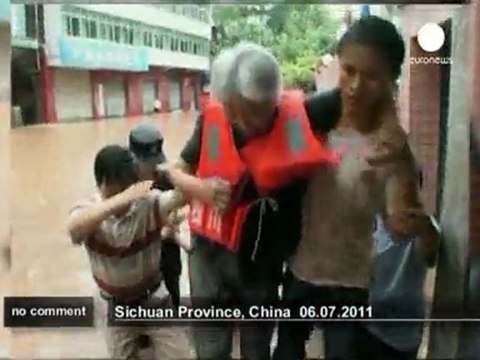Flooding in southwest China after days of rain - no comment