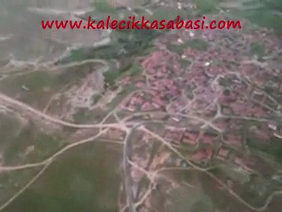 KALECİK KASABASI HELİKOPTER GÖRÜNTÜSÜ