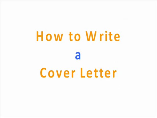 Cover Letter Tips