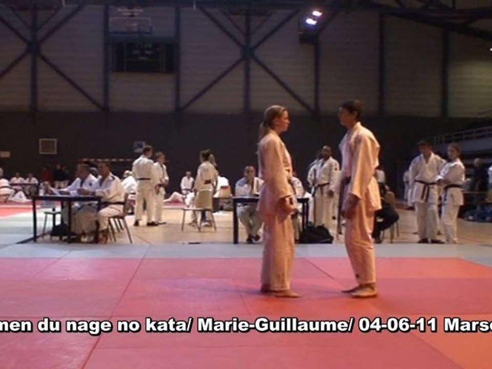 Examen judo du nage no kata de Marie et Guillaume/ 04-06-11