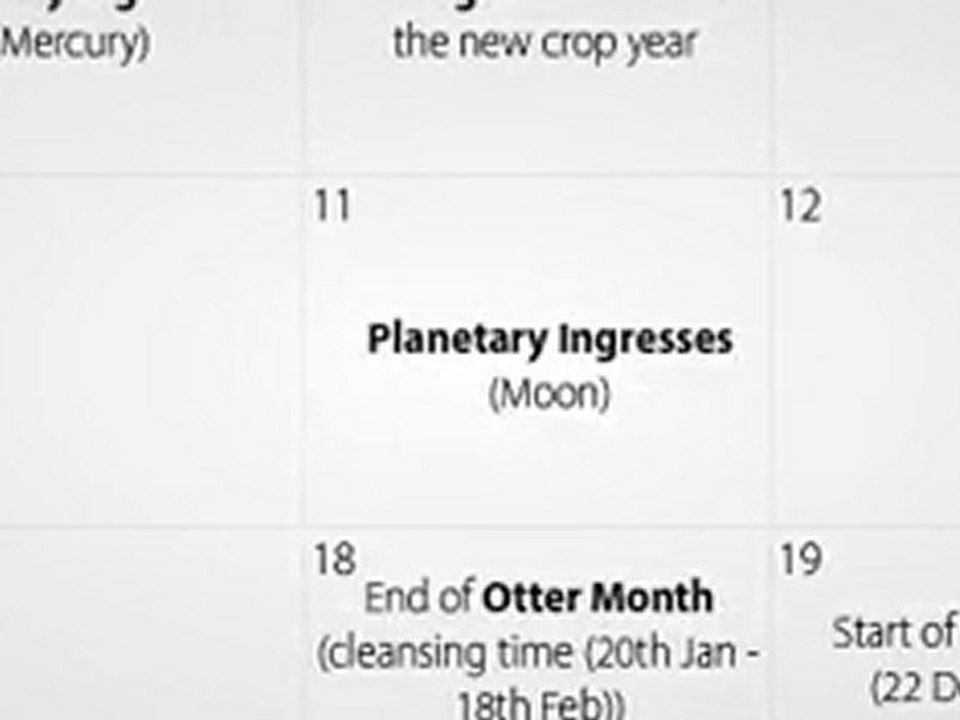 The Pagan Calendar - February