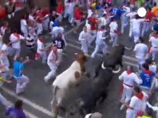 Un homme gravement blessé lors de la San Fermin de...