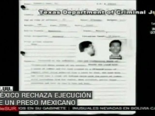 México rechaza ejecución de preso mexicano en EE.UU.