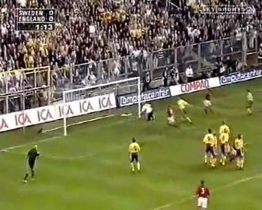Shearer vs Sweden (Sep 98)