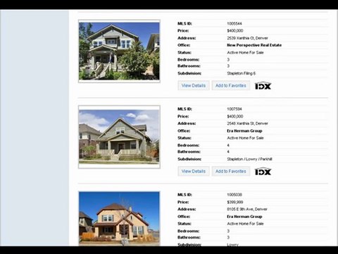Find Denver Colorado Real Estate Listings