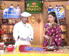 Abhiruchi - Recipes - Nuvvula Rice,Green Pice Salad,Kaju Kaja,Chikkudu Meti Curry - 29th Jan 11 - 01