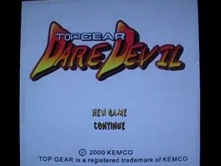 First Level - Test - Top Gear Dare Devil - Playstation 2