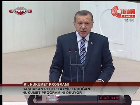 8 Temmuz 2011 Başbakan Recep Tayyip Erdoğan 61. Hükümet programını okudu 2/2