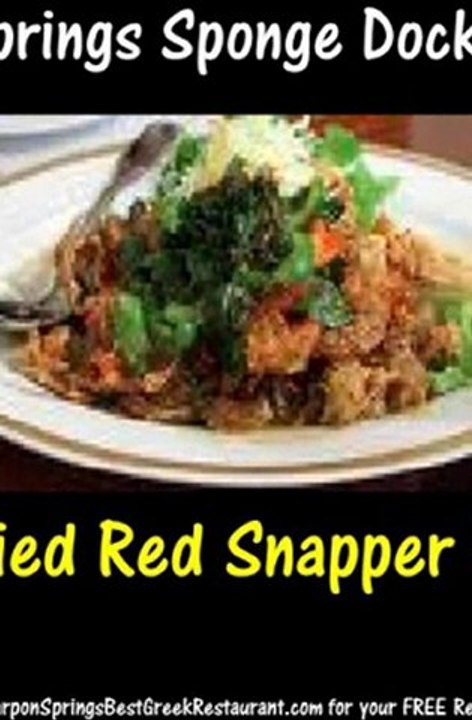 Tarpon Springs FL Best Greek Restaurant on the Sponge Docks