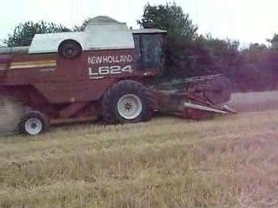 laverda L624 dans la blé